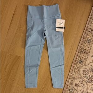 Athleta Light Blue Kids Leggings